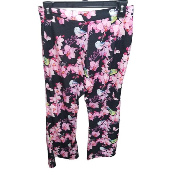 Latiste Womens Size S Multicolor Floral Ankle Pants - Picture 9 of 9